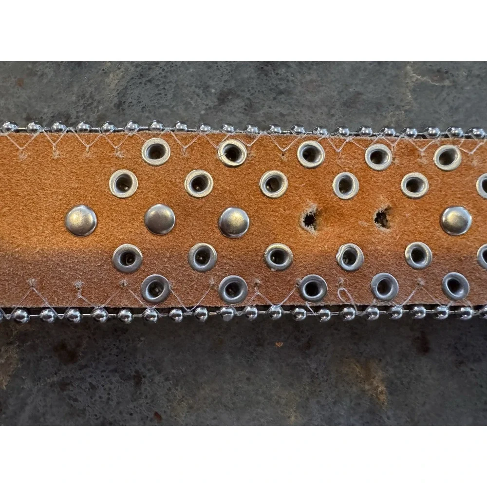 Western Rhinestone Cowhide Belt Hair On Hide Bling Cowgirl Rodeo‎ Montana West